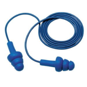 TAPON AZUL SILICONADO C/ METAL DETECTABLE REUTILIZABLE (100 PARES)